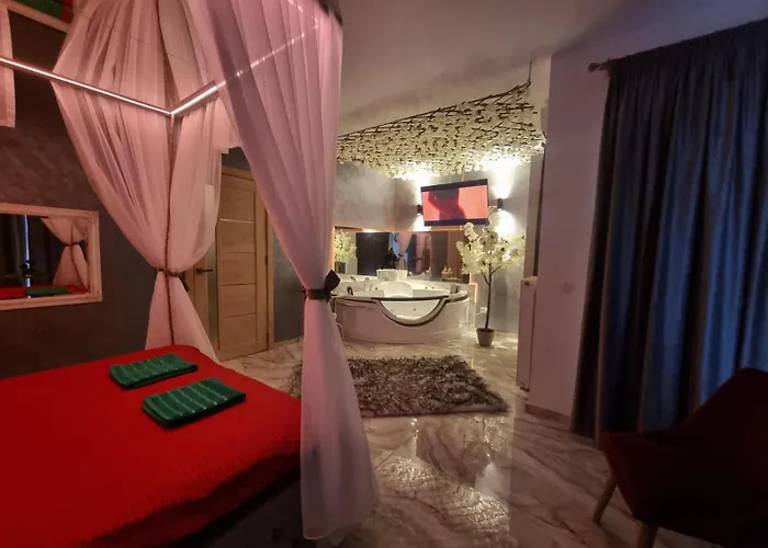 Lejlighed Deluxe Jacuzzi & Baldaquin *